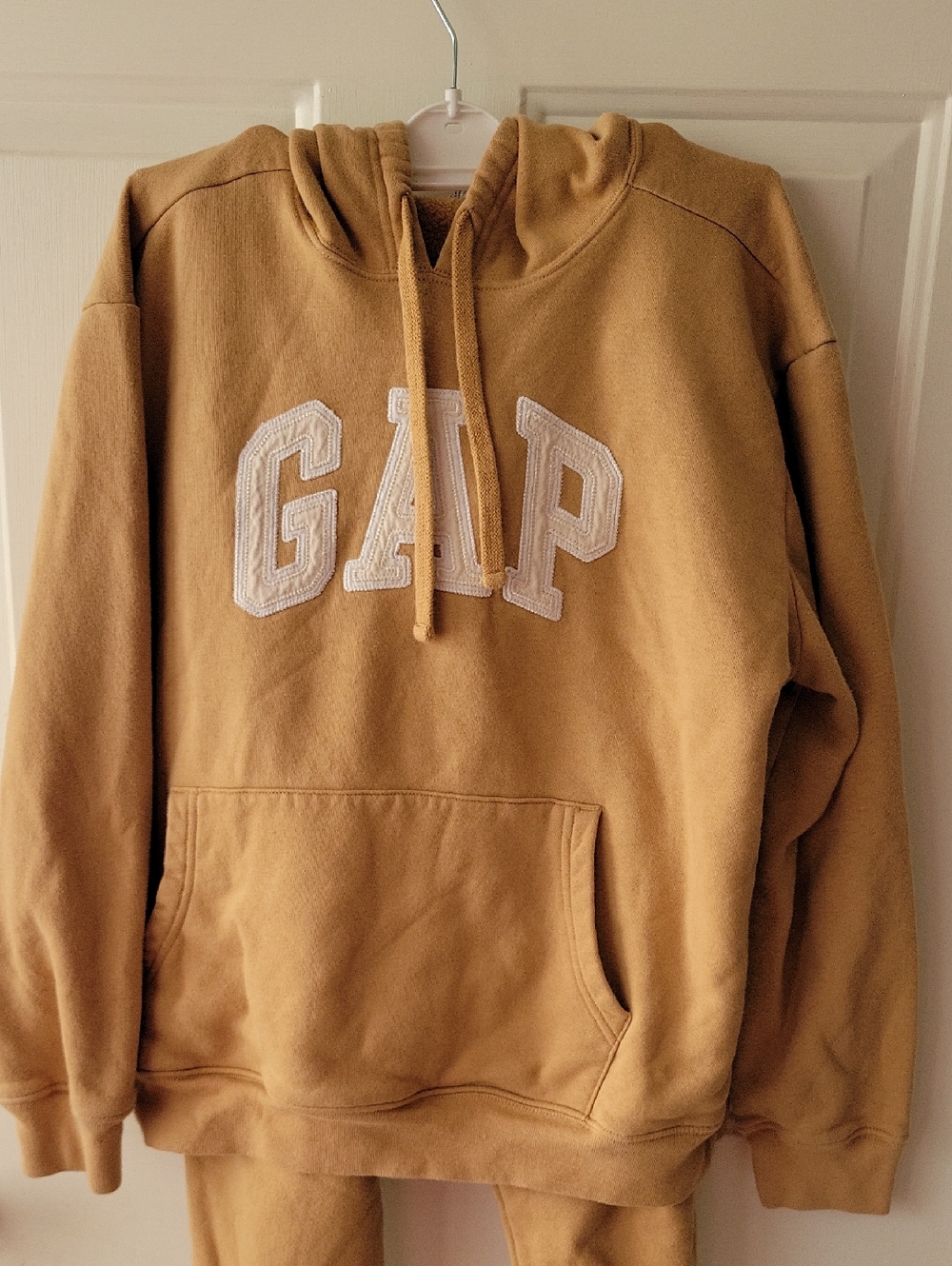 GAP Kid's Hoodie Sweatshirt - Camel Tan with White Logo